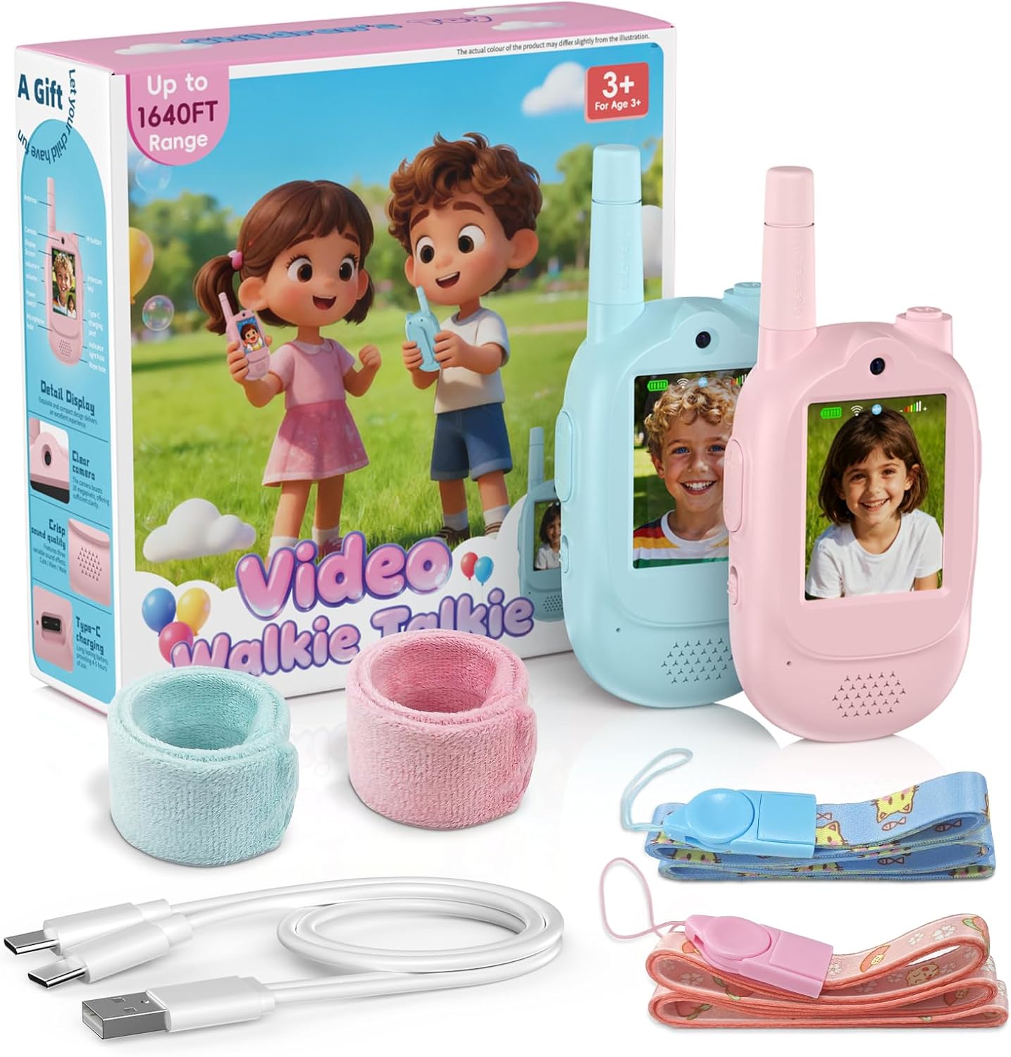 Video Walkie Talkies met Accessoires