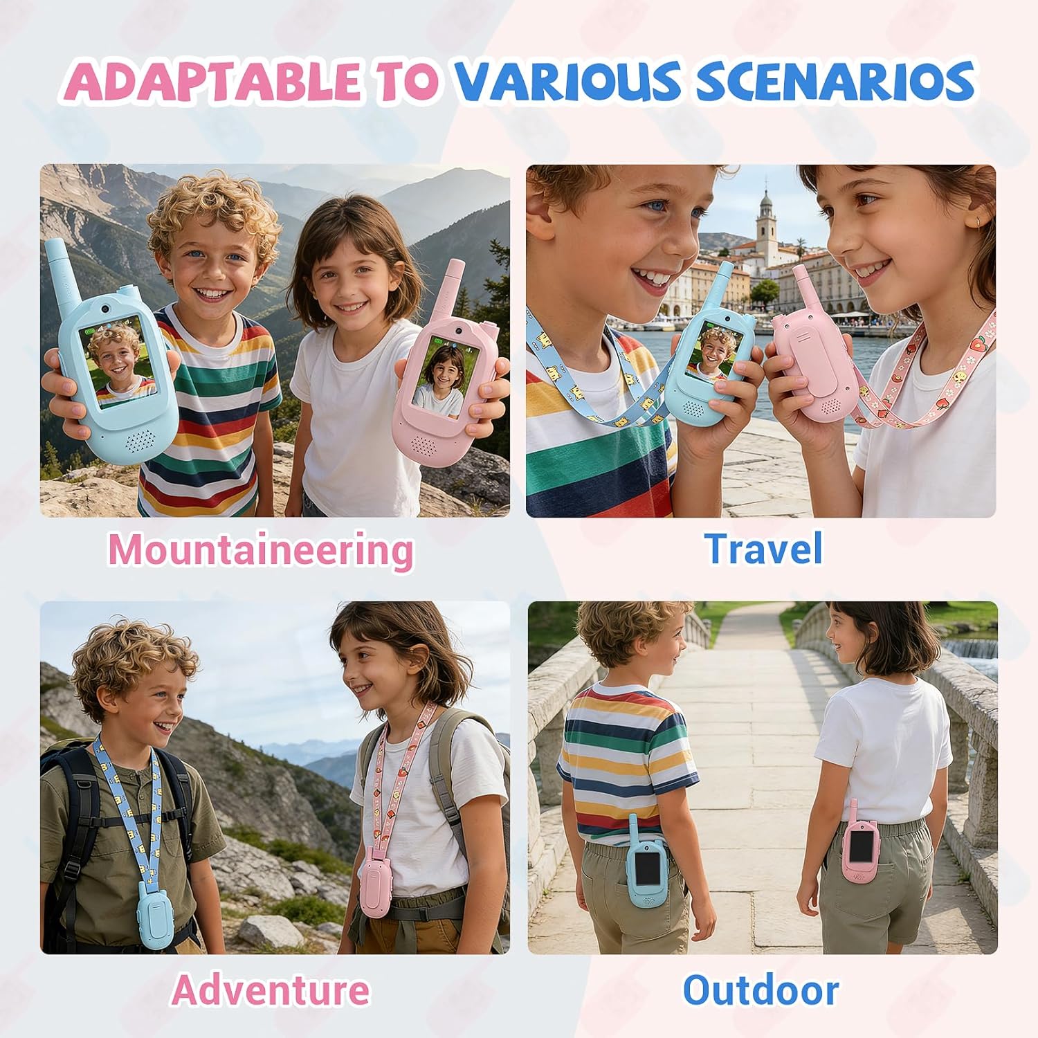 Video Walkie Talkies Features